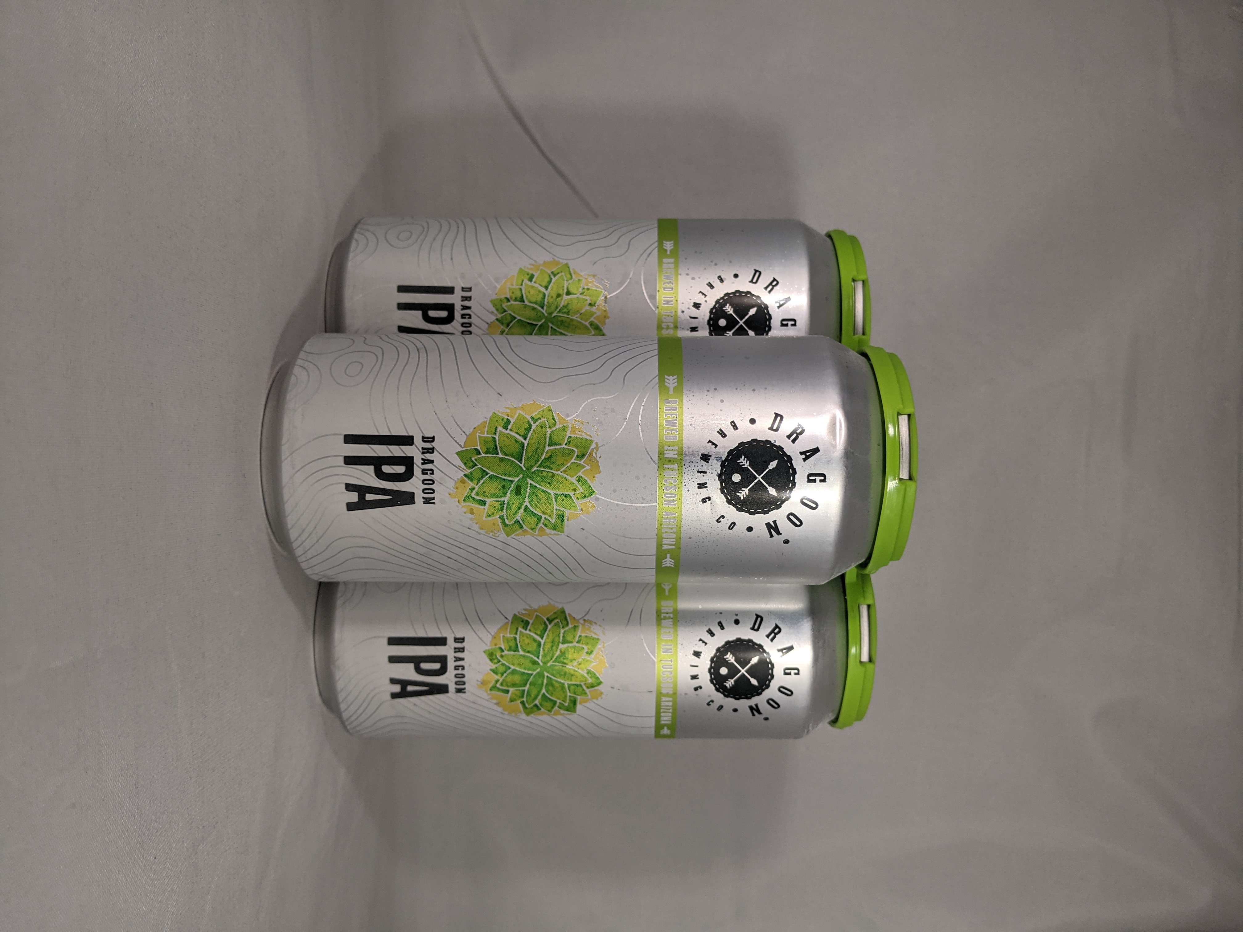 Order Dragoon IPA. 4 Pack 16oz cans. food online from Tap & Bottle store, Tucson on bringmethat.com