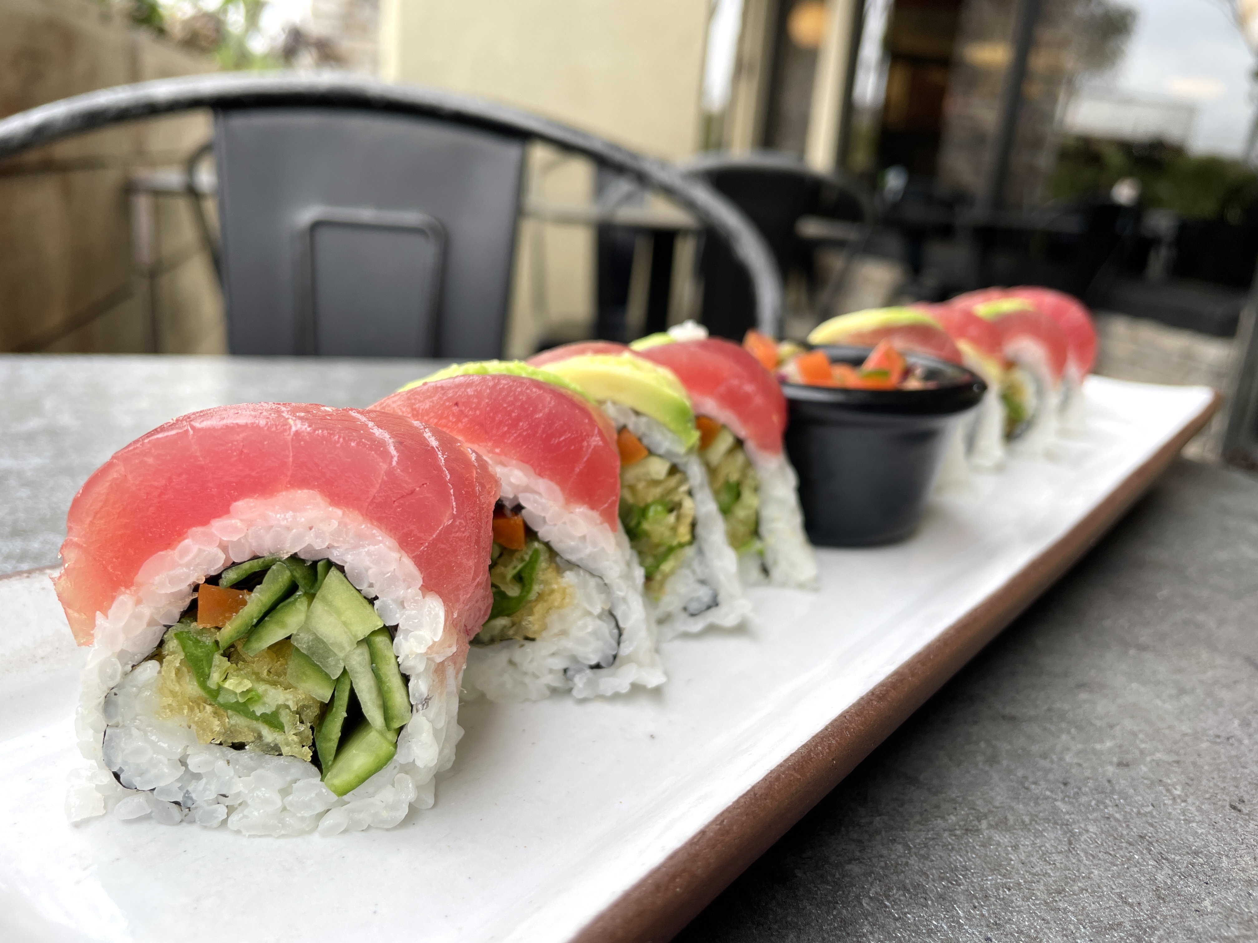 Order Resolution Roll food online from Sushi Lounge store, San Diego on bringmethat.com