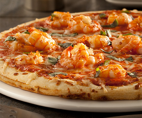 Order Shrimp Parmigiana Pizza food online from Giovanni's store, Blauvelt on bringmethat.com