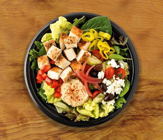 Order Greek Salad* food online from Falafel Corner store, Folsom on bringmethat.com