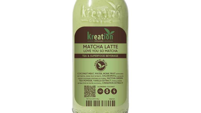 Order Cold Pressed Matcha Latte food online from Kreation Pasadena store, Pasadena on bringmethat.com