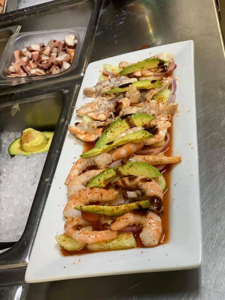 Order Agua chile mix food online from Mariscos El Wero store, Fort Worth on bringmethat.com