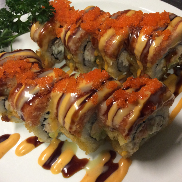 Order 8 Pieces Buckeye Roll food online from Sushi King Asian Fusion store, Columbus on bringmethat.com