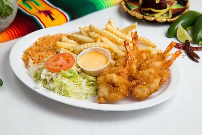 Order Fried Seafood Plate food online from Tacos N More Mexican Grill store, Chandler on bringmethat.com