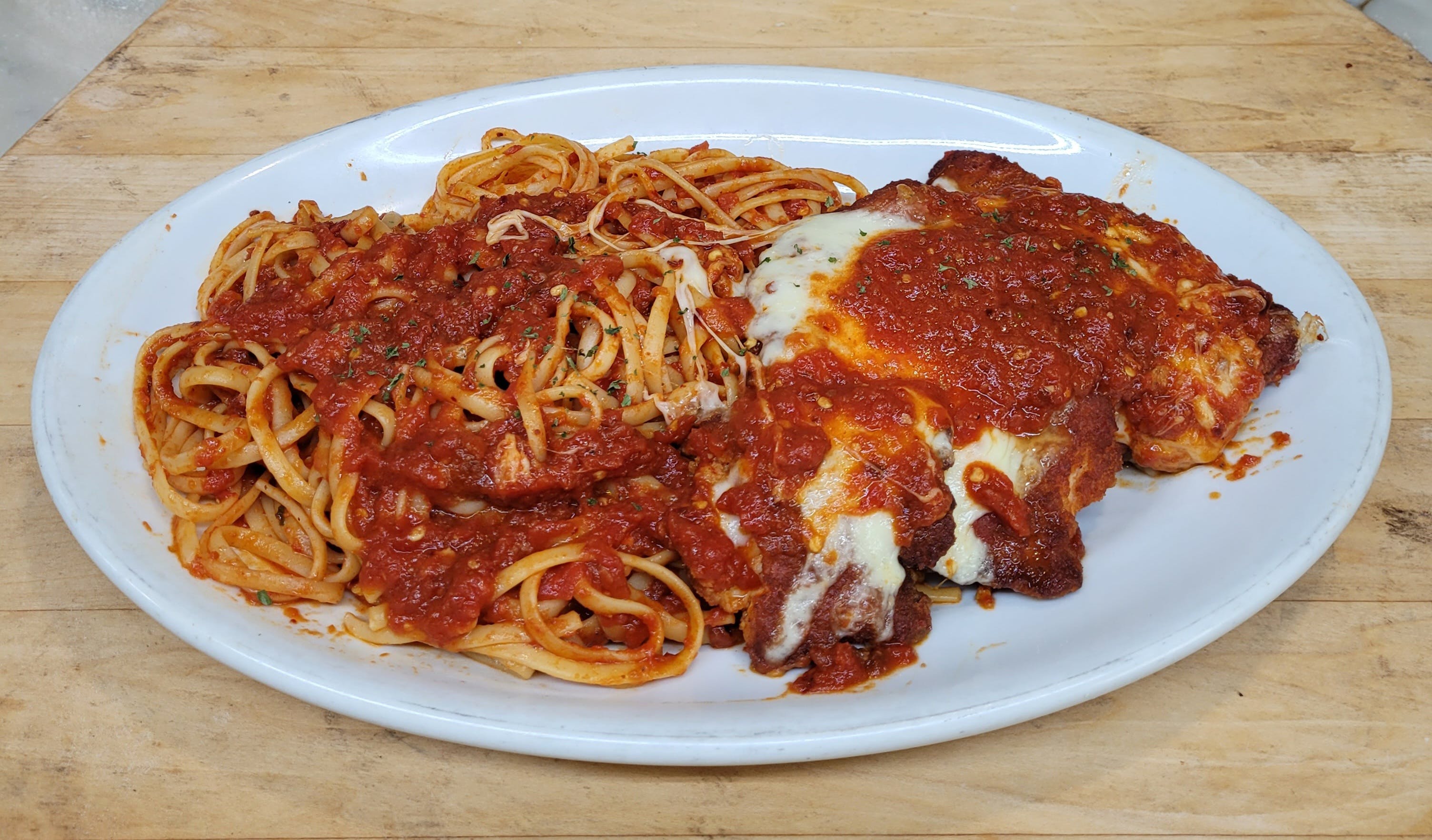 Order Eggplant Parmigiana - Small food online from Rhythm And Spice Pizzeria And Grill store, New Brunswick on bringmethat.com