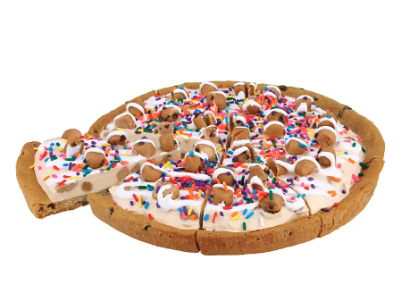 Order Chocolate Chip Cookie Dough Polar Pizza food online from Baskin Robbins store, San Diego on bringmethat.com