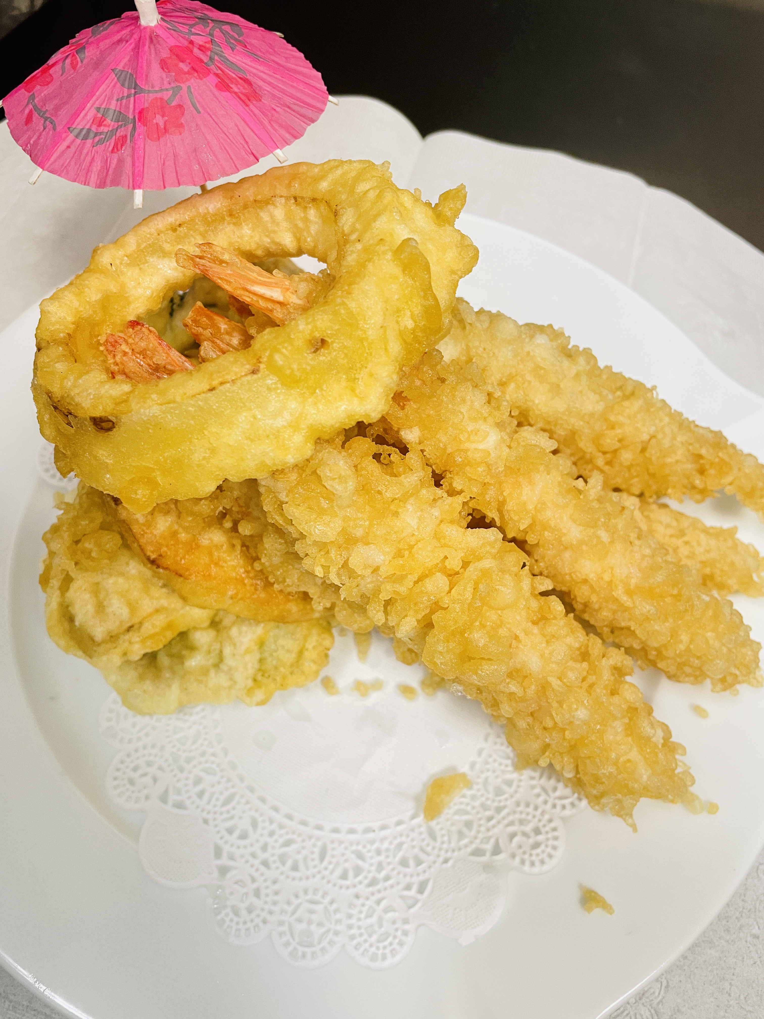 Order 15. Shrimp Tempura Entree food online from Yama Fuji Sushi store, Briarcliff Manor on bringmethat.com