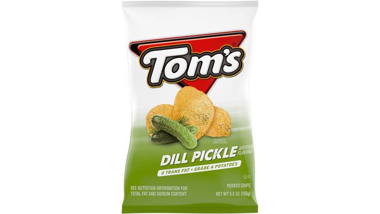 Order Tom'S Potato Chips, Dill Pickle food online from Energy Mart 3 store, Hendersonville on bringmethat.com