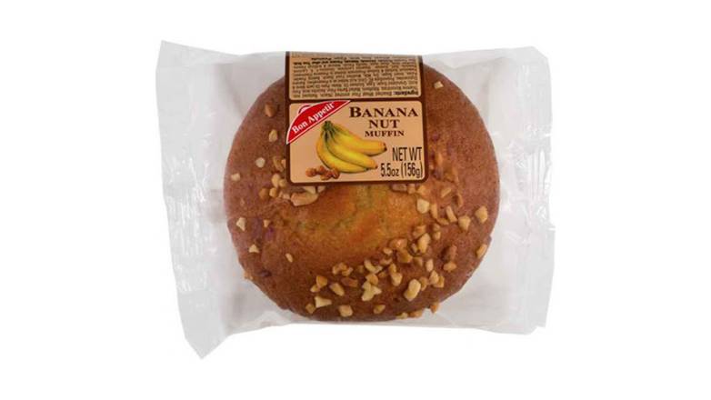 Order Bon Apettit Banana Nut Muffin food online from Red Roof Market store, Lafollette on bringmethat.com