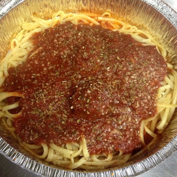 Order Spaghetti food online from Gianni's Pizza store, Oceanside on bringmethat.com