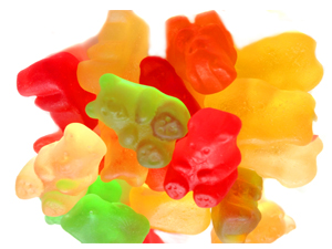 Order Gummy Bears – Assorted Flavors (1 lbs) food online from Steel Fudge store, Atlantic City on bringmethat.com