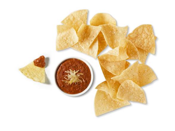 Order NEW Charro Beans & Chips food online from Qdoba Mexican Eats store, Glen Burnie on bringmethat.com