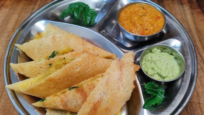 Order Pondicherry Masala Dosa food online from Tower Indian Restaurant store, Morrisville on bringmethat.com