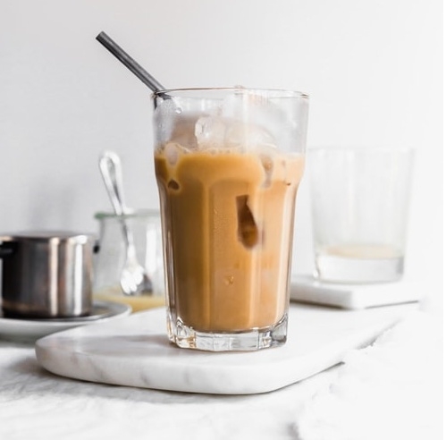 Order Vietnamese Iced Caramel Latte food online from The Waffle Bus store, Houston on bringmethat.com