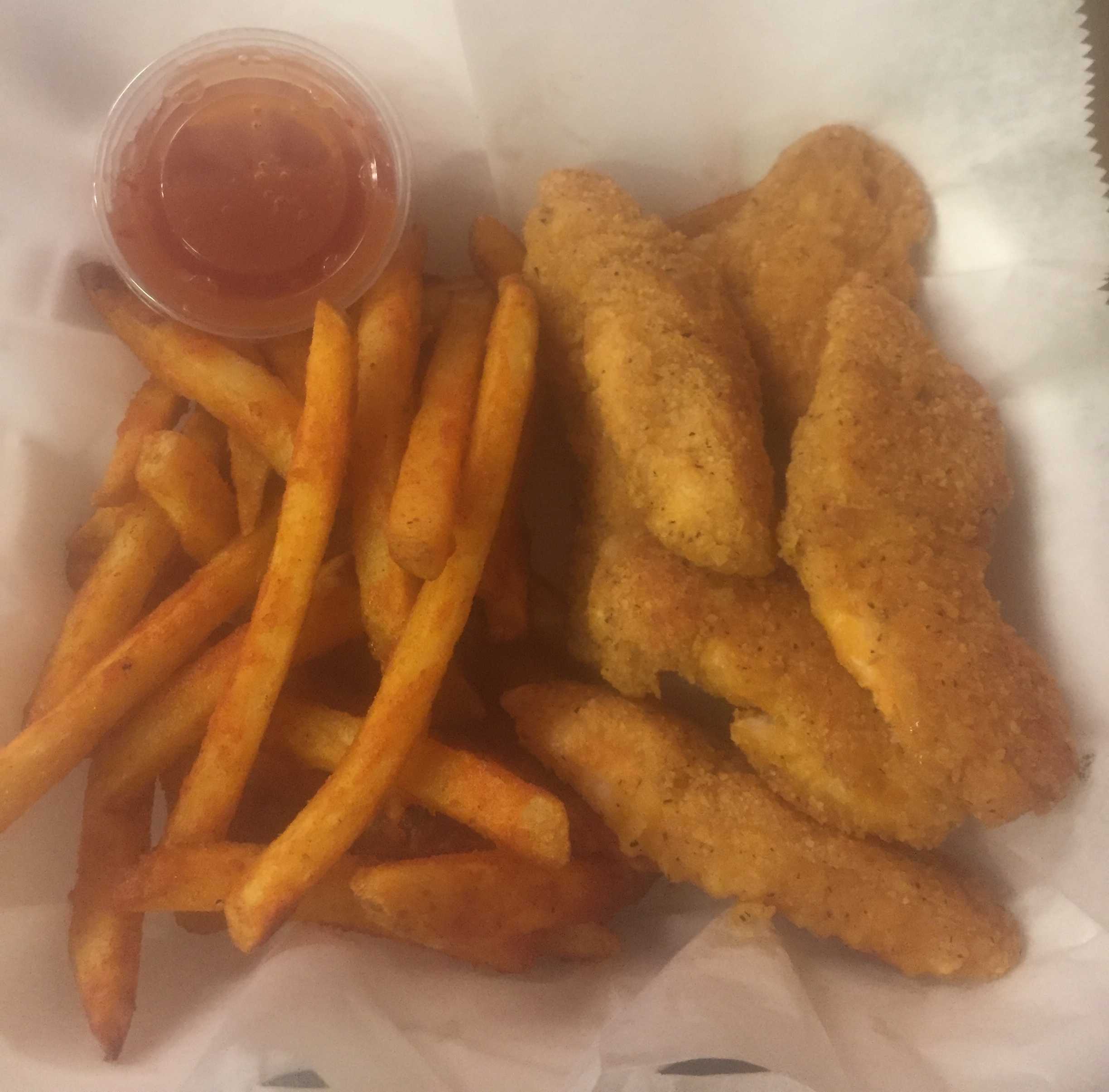 Order Chicken Fingers and Fries food online from Arthur Jaxon Slice & Scoop store, Rochester on bringmethat.com