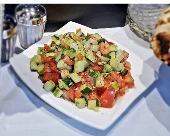 Order Israeli salad food online from J2 PIZZA CAFE & SUSHI BAR store, Brooklyn on bringmethat.com