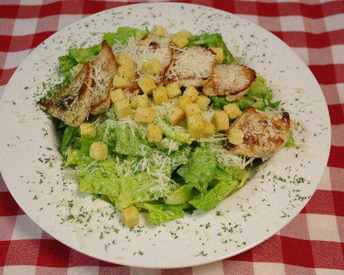 Order Caesar Salad with Grilled Chicken  food online from Napoli Pizza store, Whitman on bringmethat.com