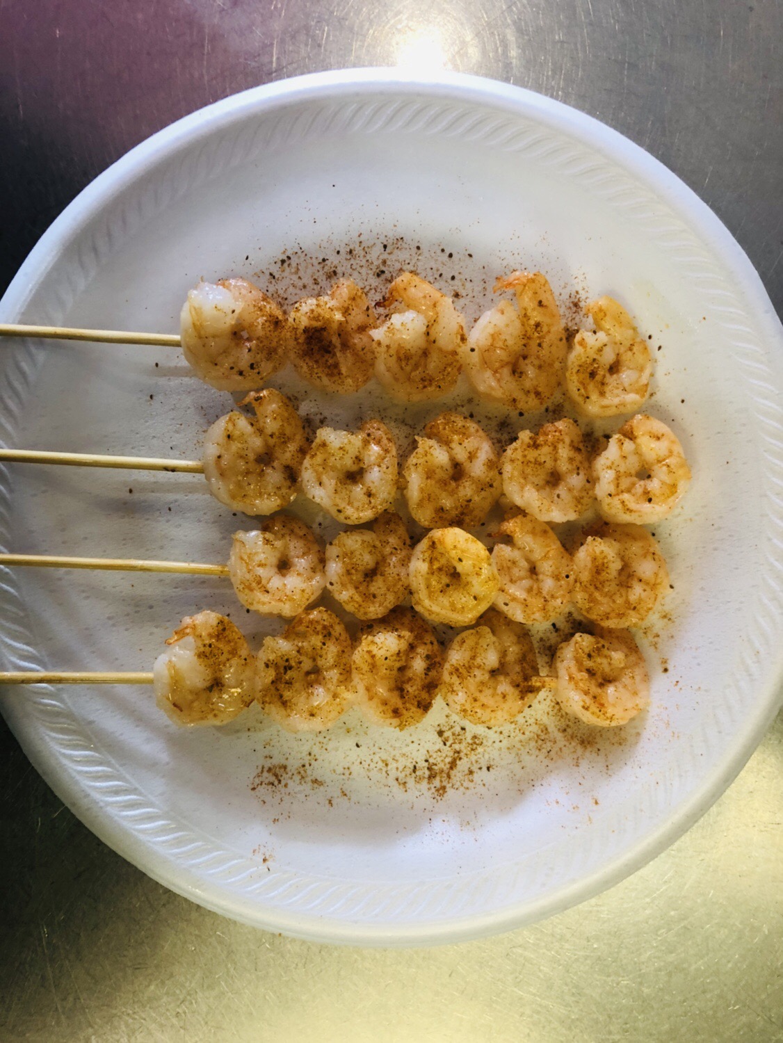 Order 13. Shrimp on a Stick food online from Joyful Garden Restaurant store, Wilmington on bringmethat.com