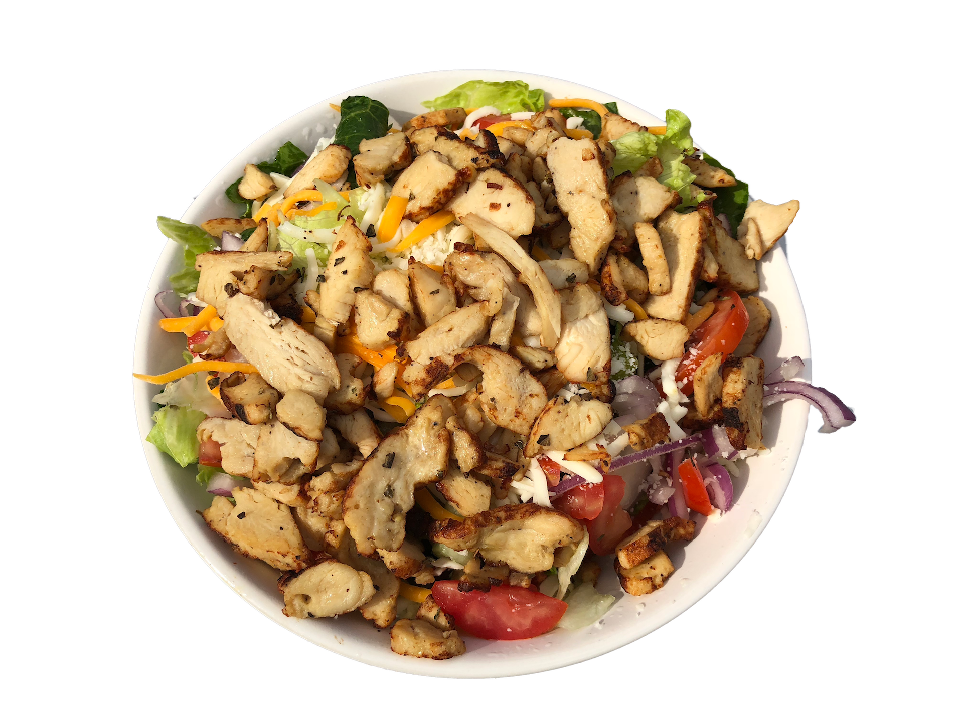 Order Chicken Salad food online from Stars & Stripes Pizza store, Oklahoma City on bringmethat.com