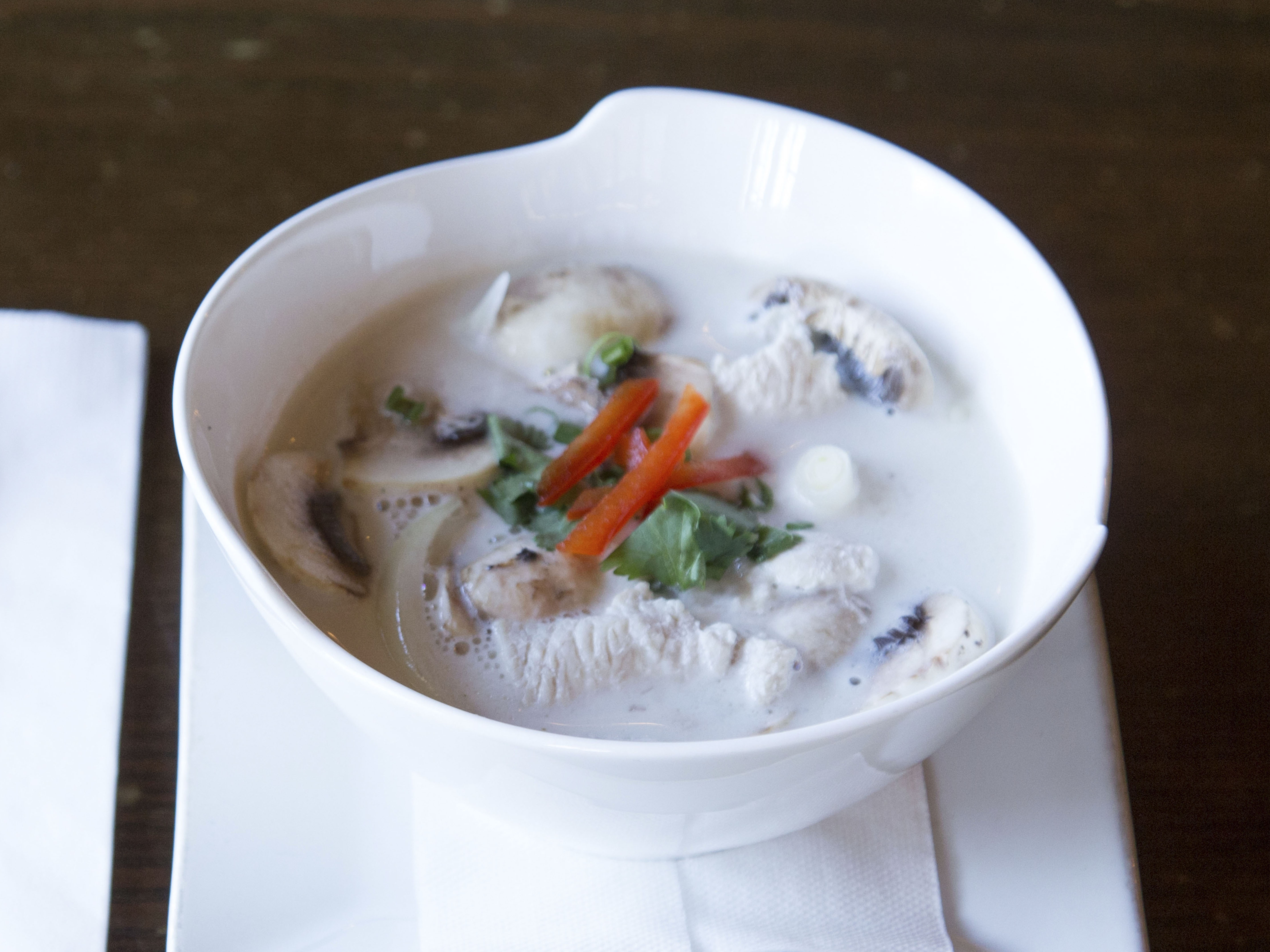 Order SO2. Tom Kha Soup food online from Rakang store, Long Beach on bringmethat.com