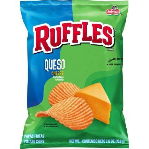 Order Ruffles  Potato Chips Queso 2.5oz food online from 7-Eleven store, Lakewood on bringmethat.com