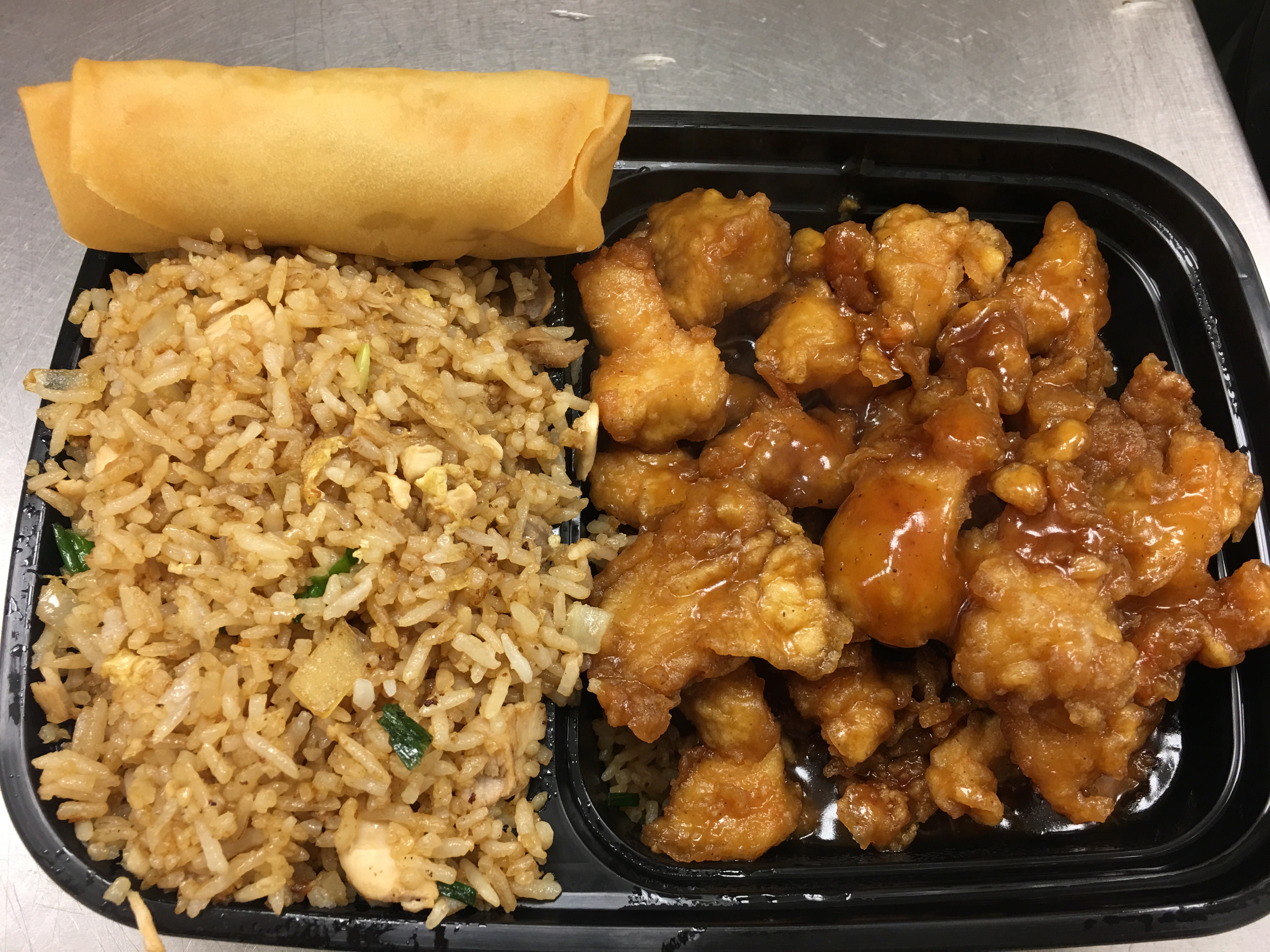 Order 901. Orange Chicken Lunch Special food online from China China store, Joliet on bringmethat.com