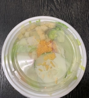 Order Salad with (yum yum sauce.ginger dressing sauce) food online from Moon Buffet store, Eleanor on bringmethat.com