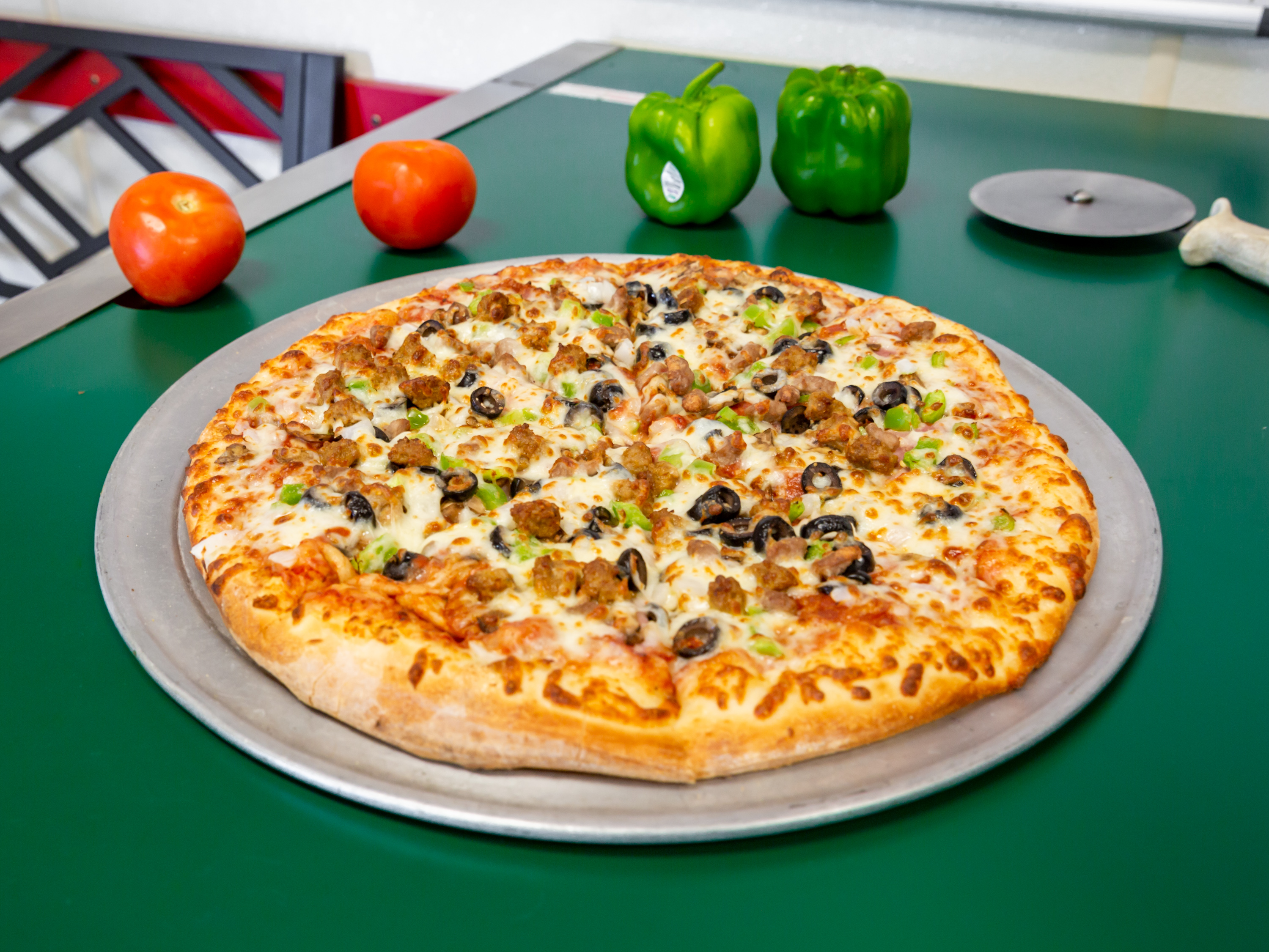 Order Johnny's Combo Pizza food online from Johnny Pizza store, Meridian on bringmethat.com