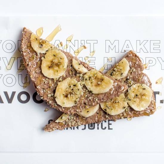 Order The Almond Butter Toast food online from Clean Juice store, Dallas on bringmethat.com
