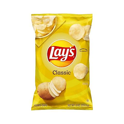 Order Lay's Classic Potato Chips (8 OZ) 129409 food online from Bevmo! store, Pasadena on bringmethat.com