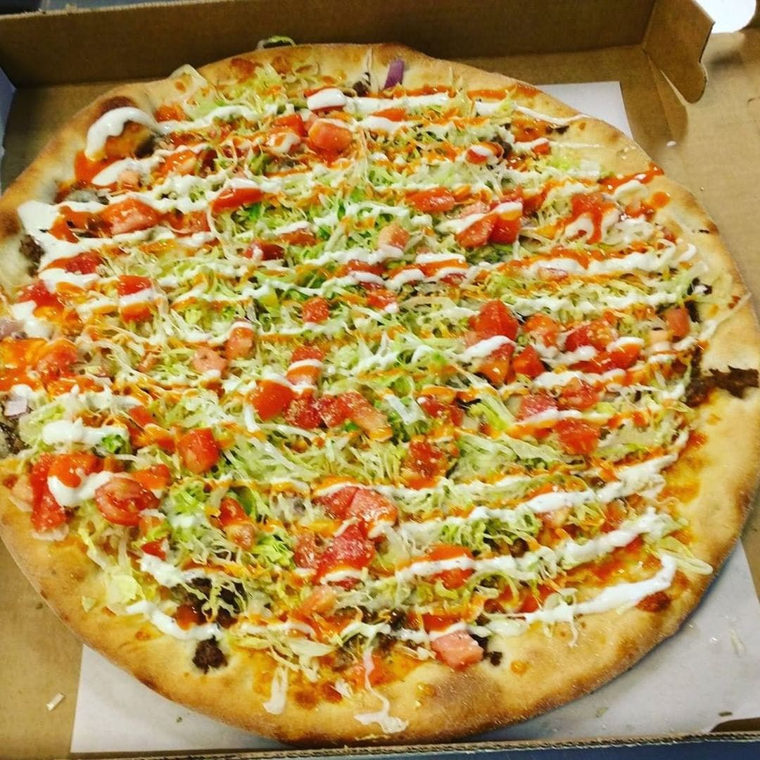 Order Taco Pizza - Personal 12" food online from Tony Roni store, Bala Cynwyd on bringmethat.com