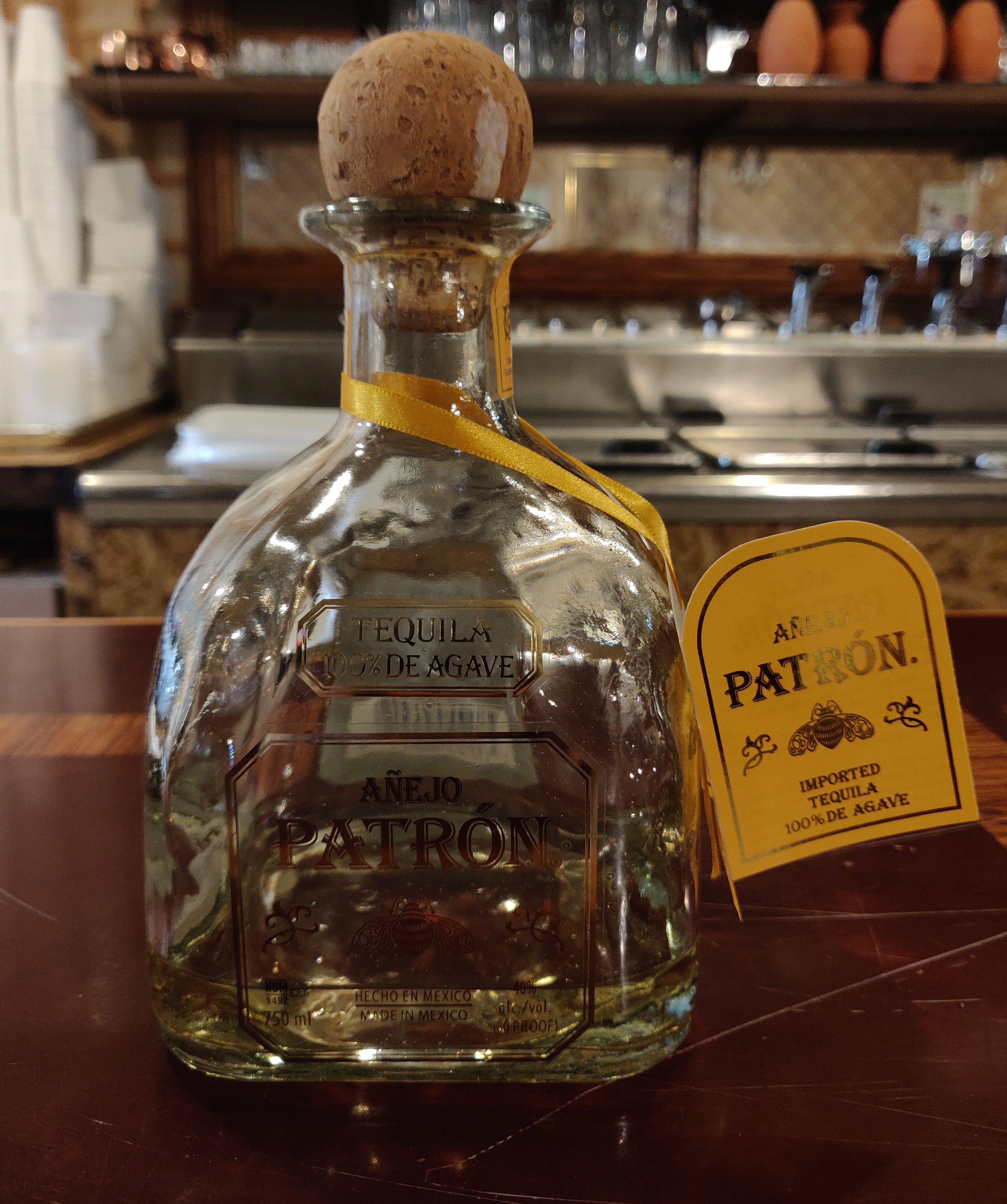 Order Patron Anejo Tequila food online from Taqueria El Ranchito store, Chicago on bringmethat.com