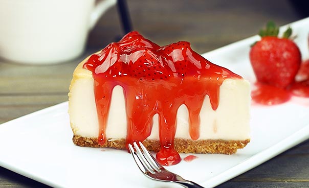 Order Strawberry Cheesecake food online from Sicily Pizza & Pasta store, Houston on bringmethat.com