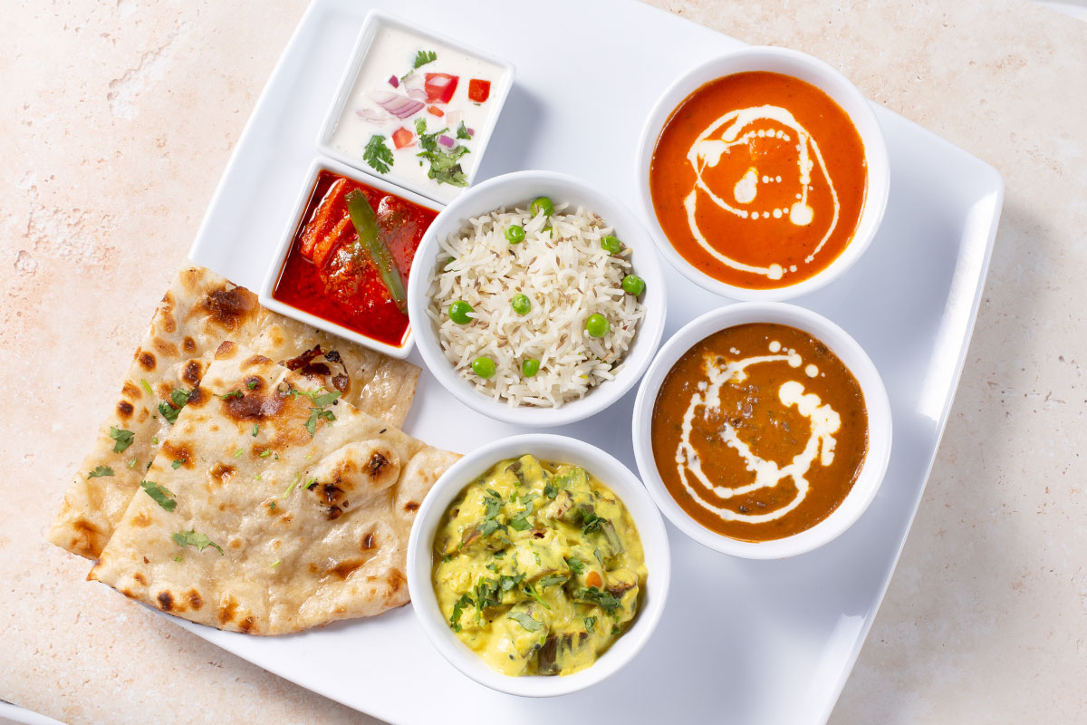 Order Two Curry Combo food online from Tulsi Indian Eatery store, Los Angeles on bringmethat.com