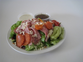 Order Italian Antipasto Salad food online from Guido Pizza & Pasta Northridge store, Northridge on bringmethat.com