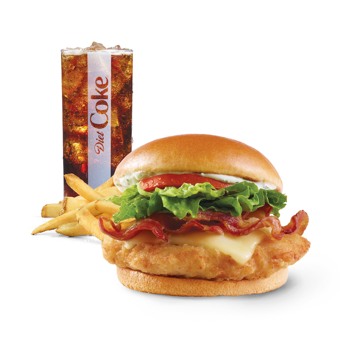 Order Asiago Ranch Chicken Club Combo food online from Wendy store, Green Cove Springs on bringmethat.com