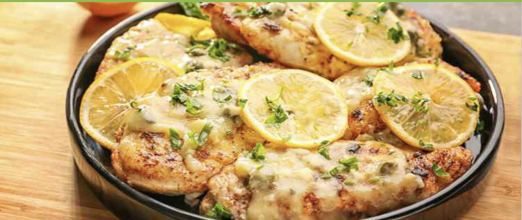 Order Chicken Francese food online from Lenny's Pizza Time store, Farmingdale on bringmethat.com