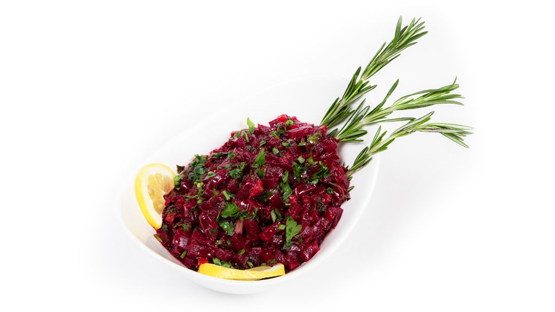 Order 	Beetroot Salad food online from Fadi Mediterranean Grill store, Katy on bringmethat.com