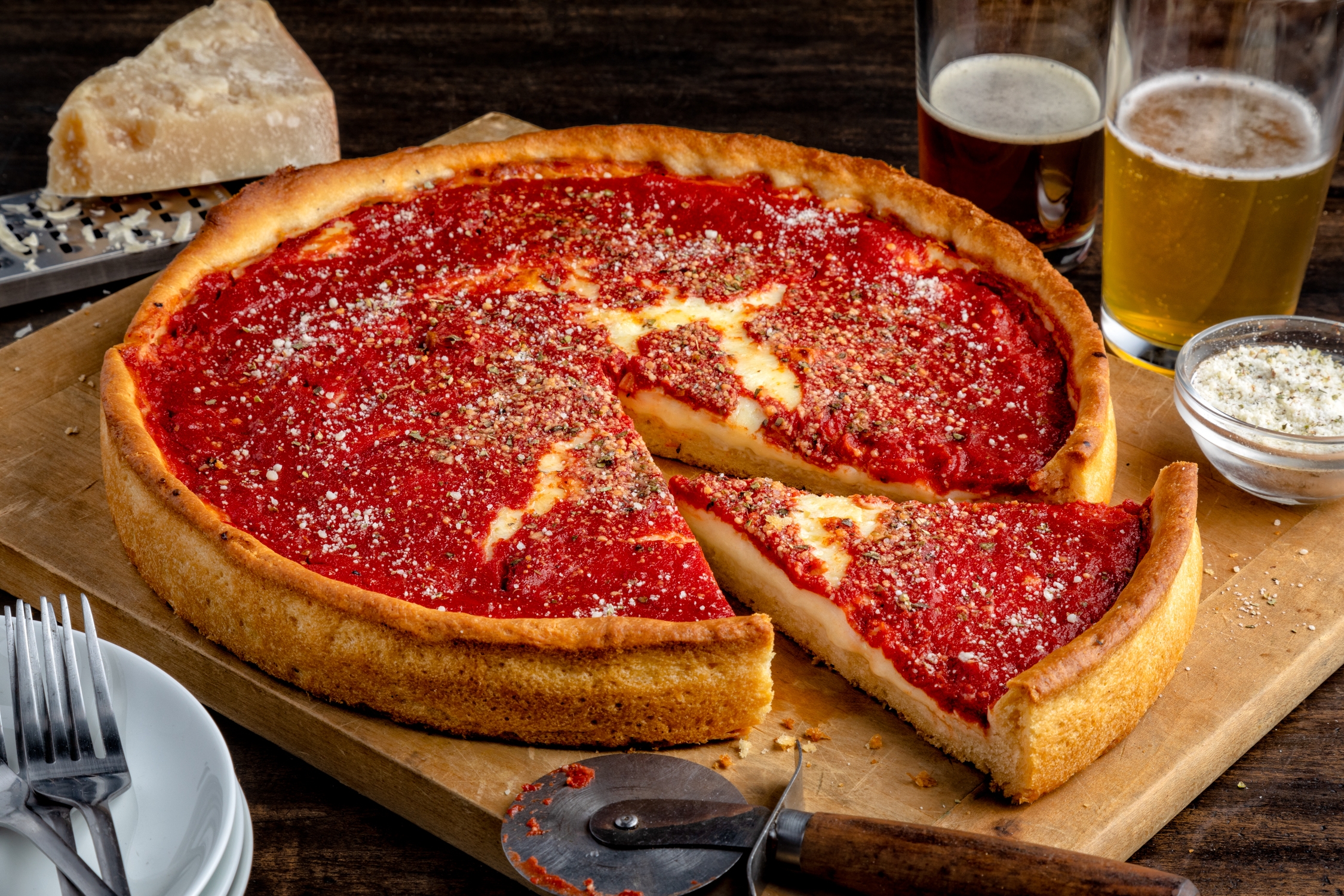 Order Cheese (individual) food online from Pizzeria Due store, Chicago on bringmethat.com
