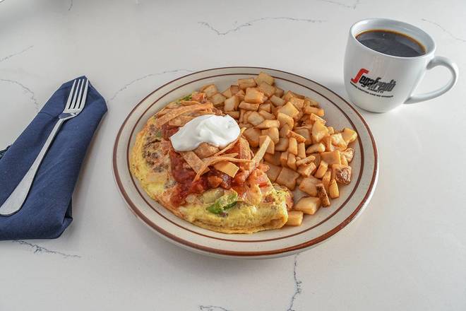 Order Taco Omelet food online from Talia's Cafe store, Allen on bringmethat.com