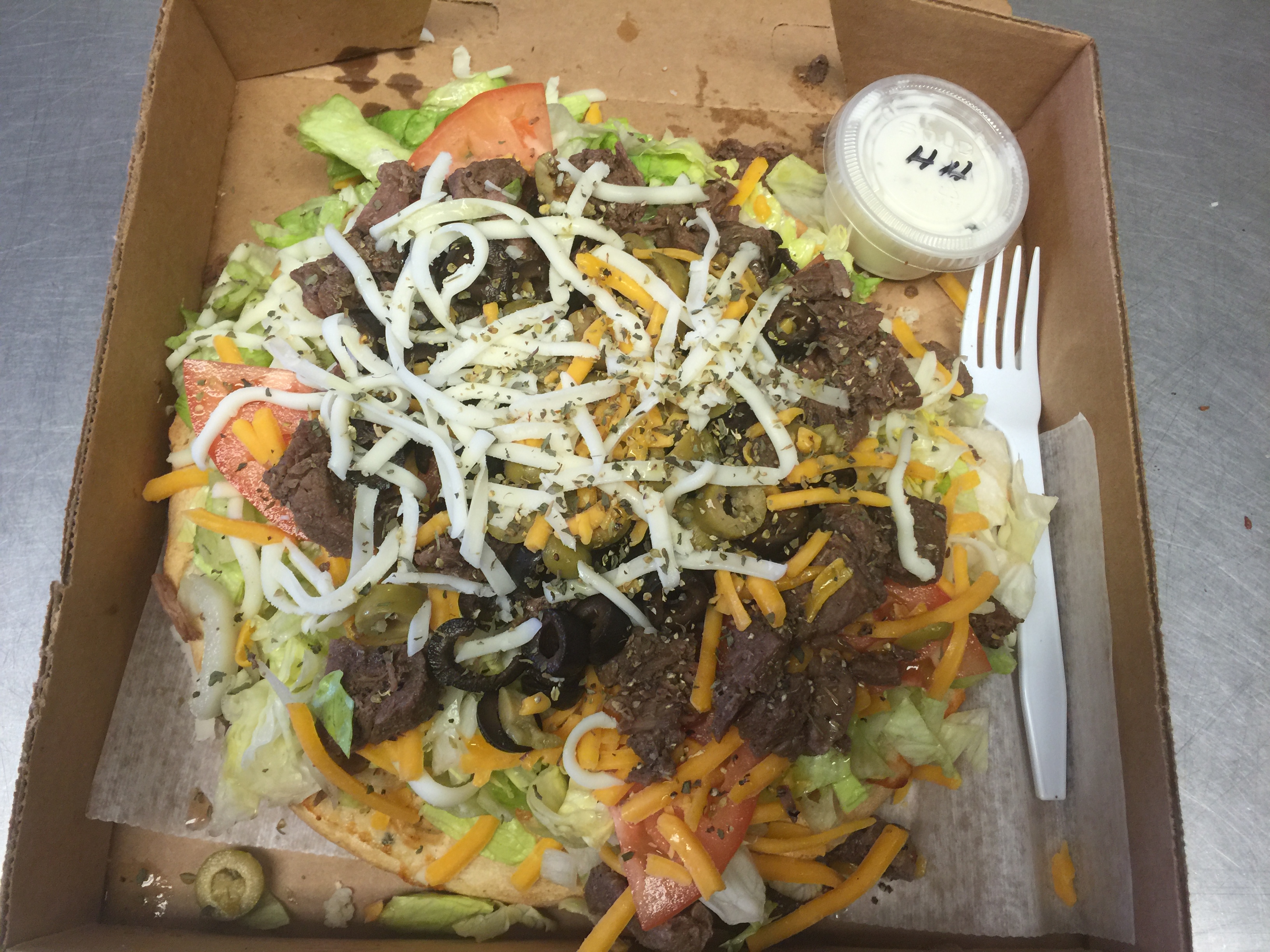 Order Chef Salad food online from Country Style Pizza store, Bridgeville on bringmethat.com