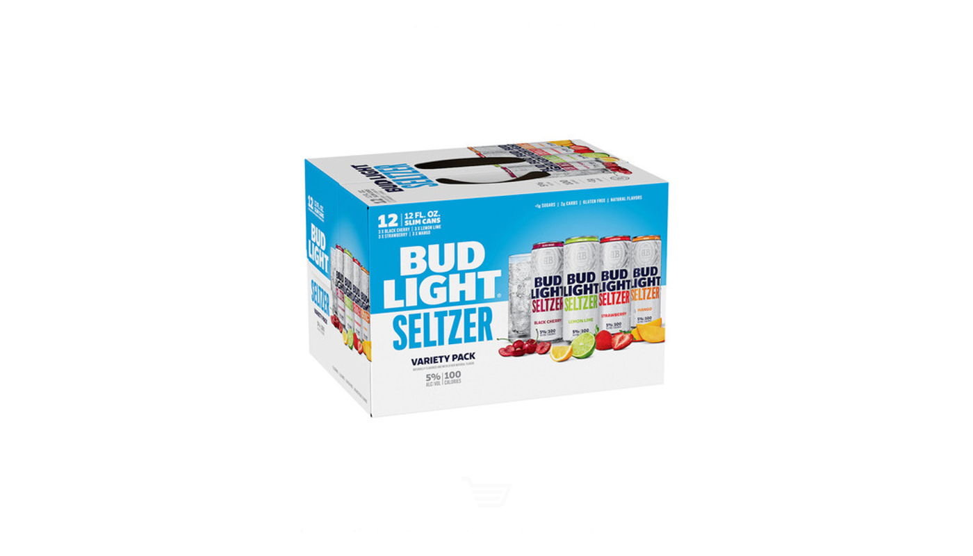 Order Bud Light Seltzer Variety 12 pack 12oz Cans food online from Far Western Liquor store, SANTA MARIA on bringmethat.com