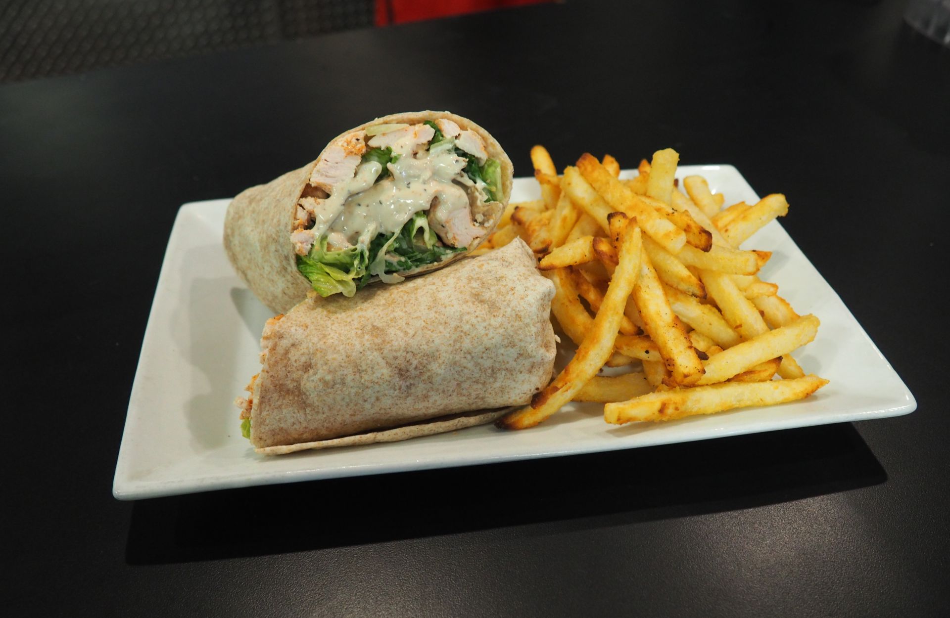 Order Chicken Caesar Wrap food online from Westend Grill store, New Bedford on bringmethat.com