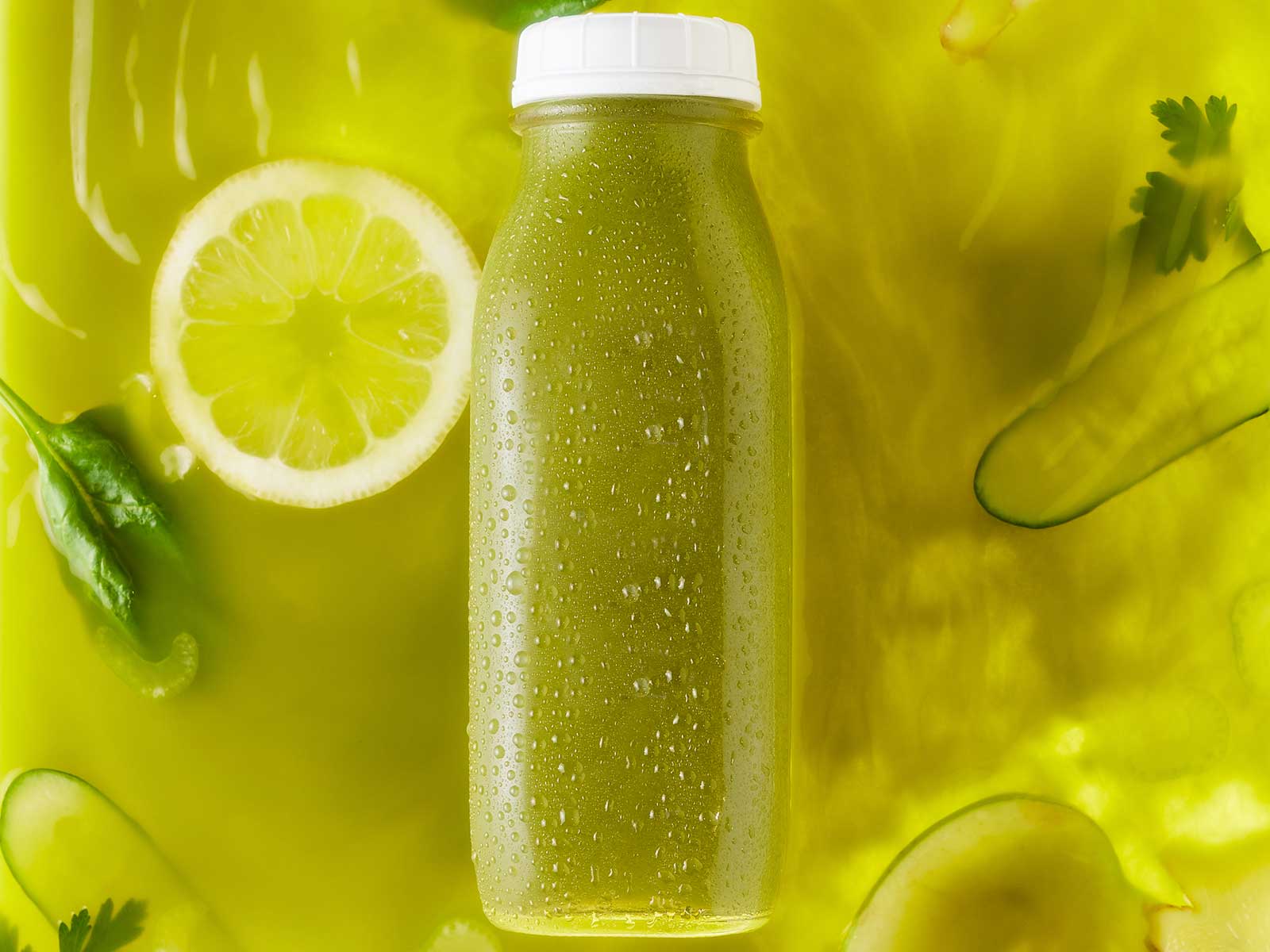 Order Greens and Ginger (price incl. bottle deposit) food online from Juice Ranch store, Santa Barbara on bringmethat.com