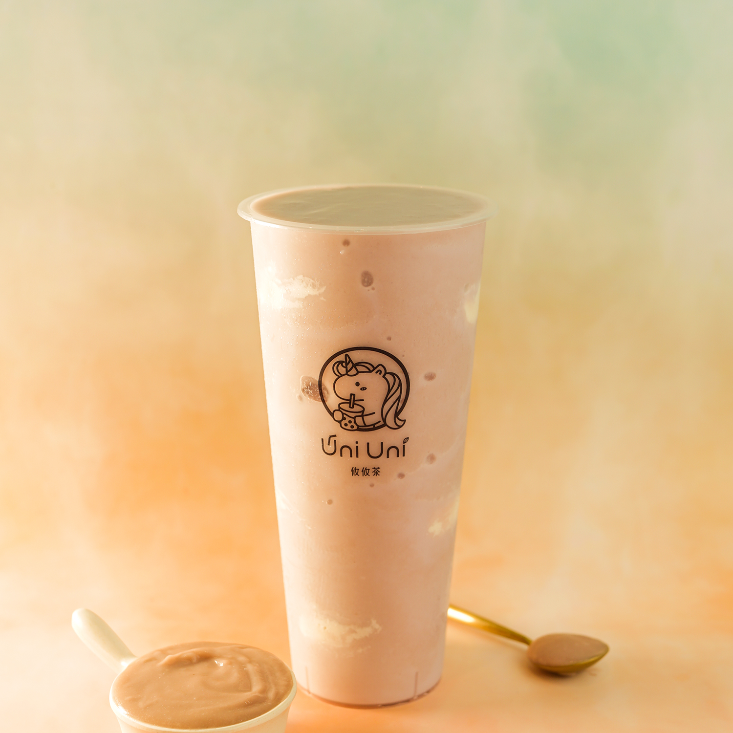 Order Taro Smoothie with Cream Swirl food online from Uni Uni store, Katy on bringmethat.com