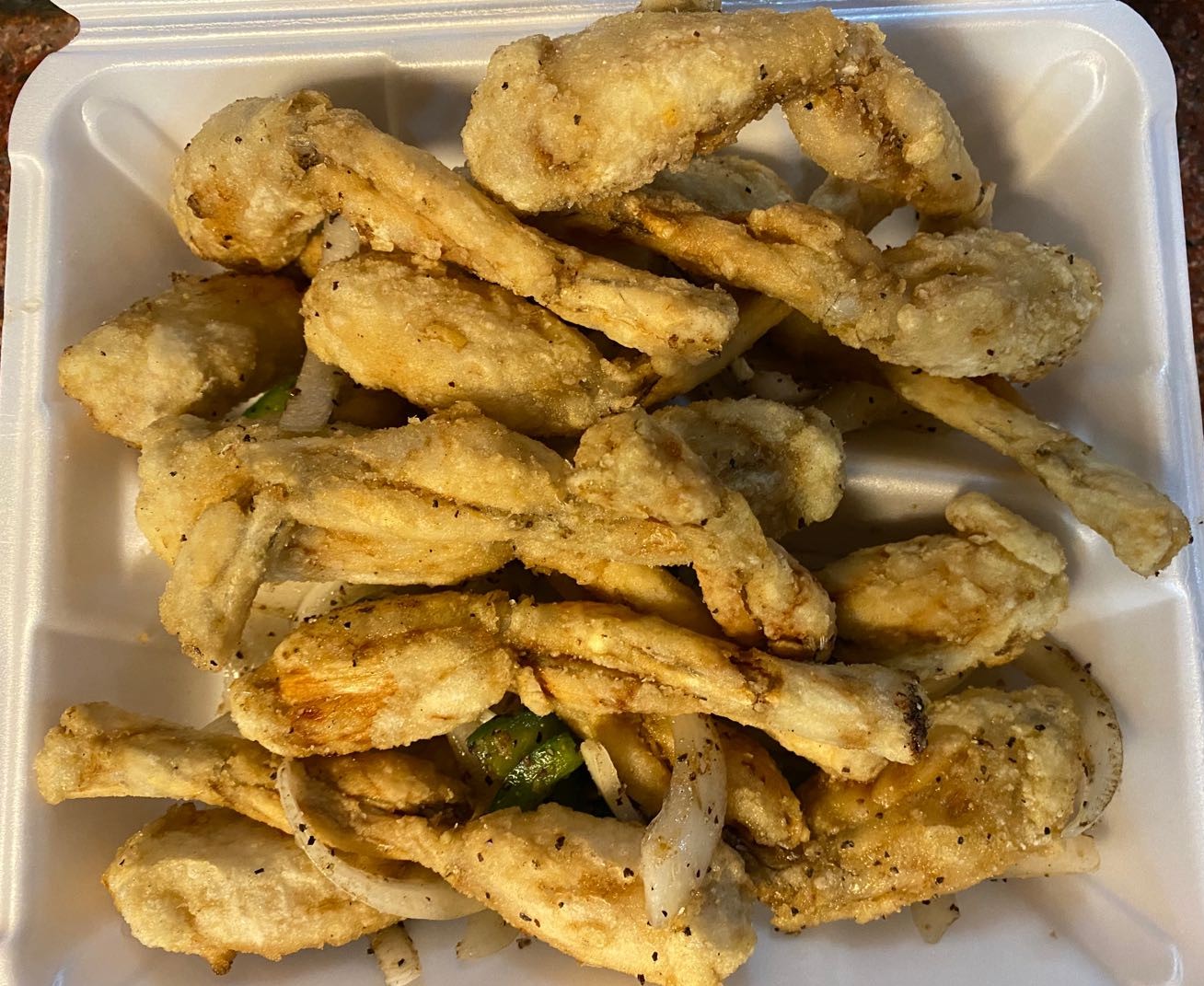 Order S14. Salt Paper Frogs Leg   food online from Jins Buffet store, Lincolnton on bringmethat.com