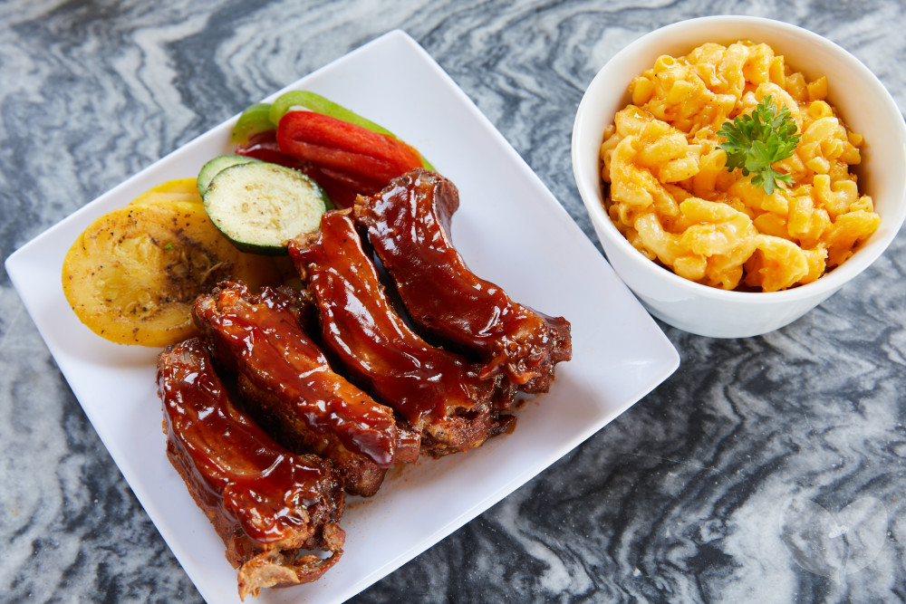 Order “Texas Style Baby-Back Ribs” food online from California Veggie House store, Marina del Rey on bringmethat.com