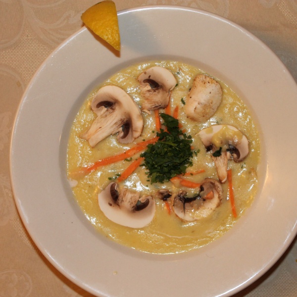 Order Mushroom Soup food online from Rose Persian Restaurant store, Teaneck on bringmethat.com