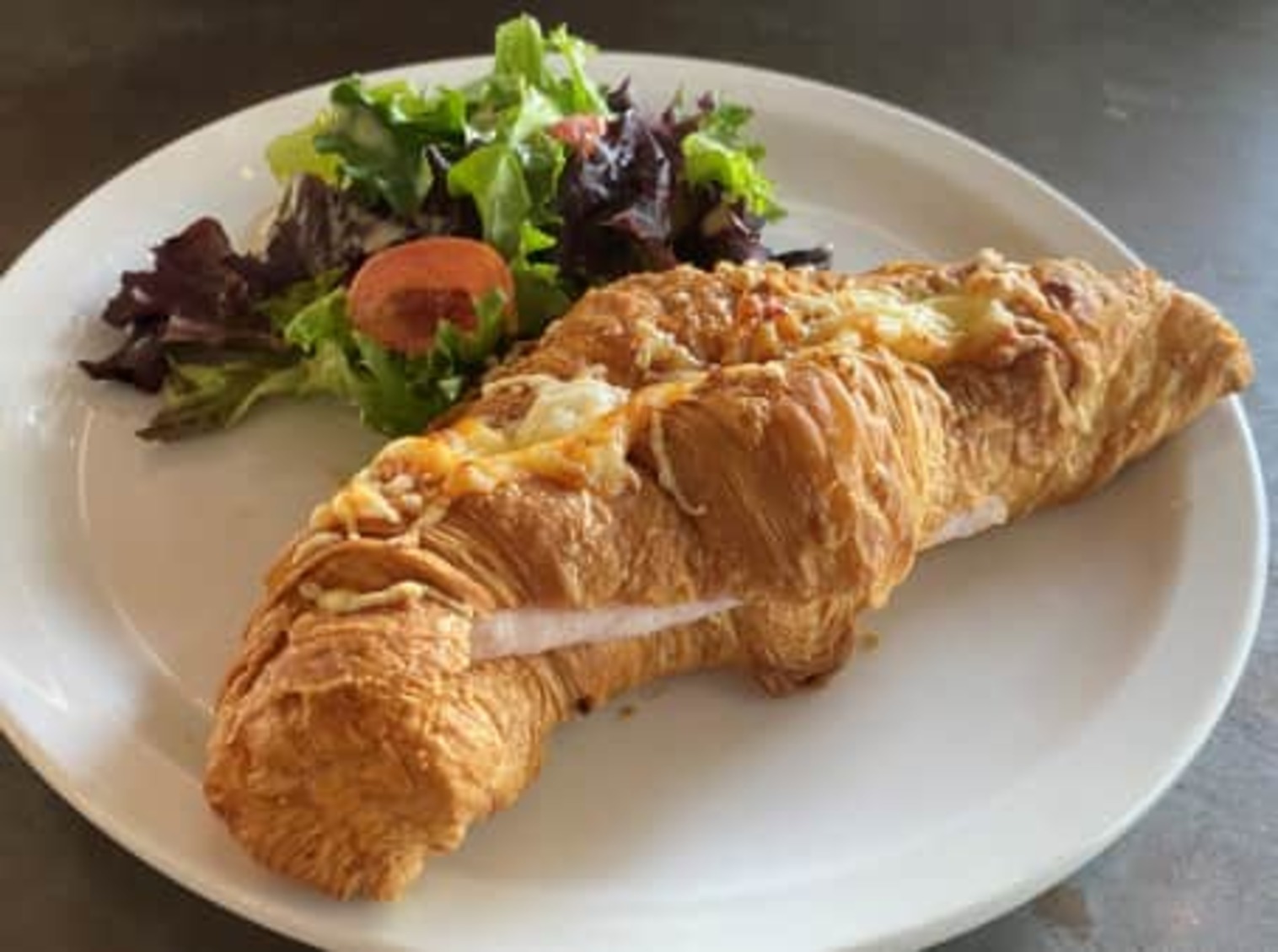 Order Turkey & Cheese Croissant food online from St. Honore Boulangerie store, Portland on bringmethat.com