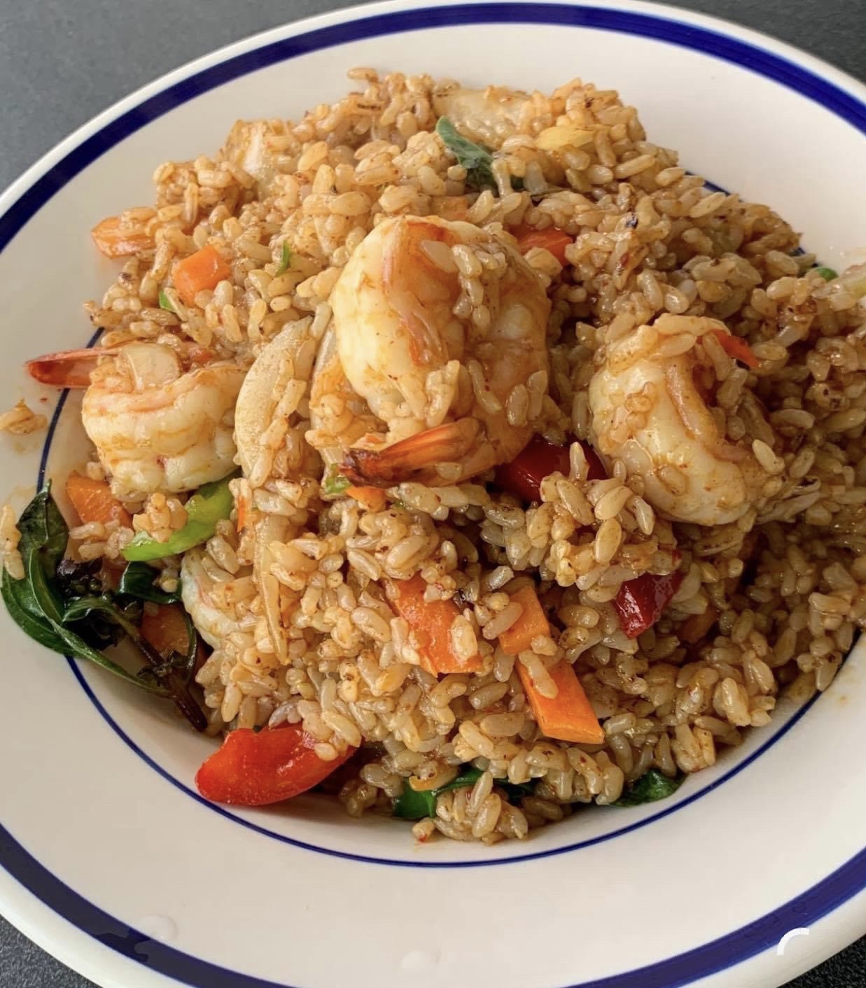 Order Basil Fried Rice food online from Thai Time store, Worcester on bringmethat.com